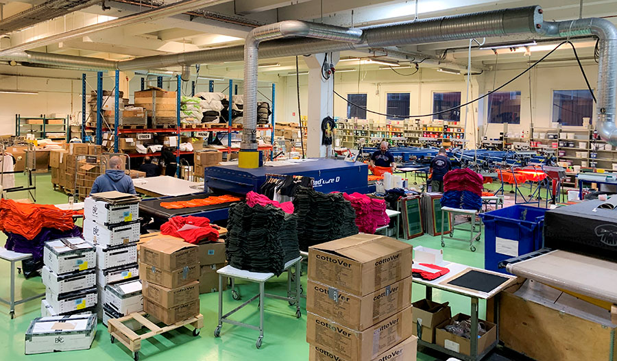 Tryckeri för tryck på egna kläder i Stockholm